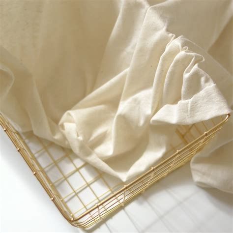 Tissu jersey bio chanvre coton écru - A&A Patrons
