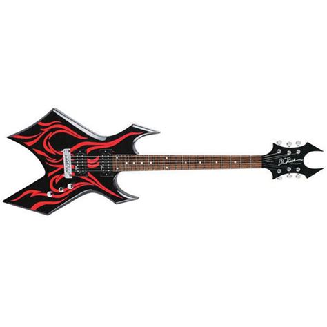 Buy BC Rich Metal Master Warlock Electric Guitar - Tribal Fire Online ...