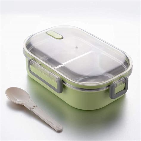 Buy UYKUM Lunch Box For Men, 304 Stainless Steel Student Lunch Box ...
