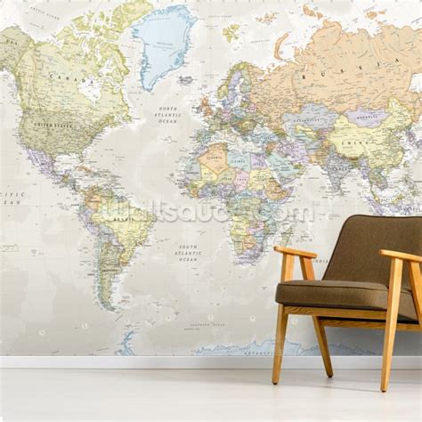 World Map Wall Mural 的图像结果