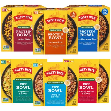 Amazon.com: Tasty Bite Bowls Variety, Pack of 6, Mexican Protein ...
