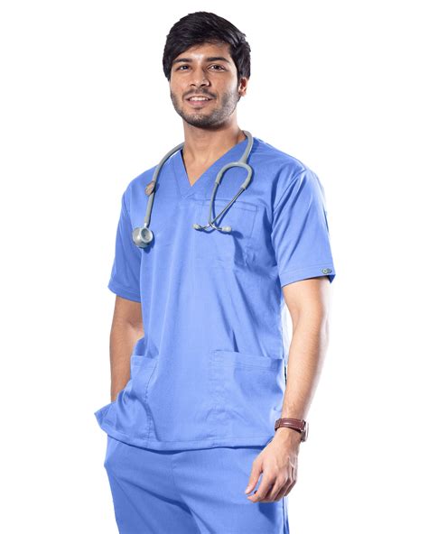 UC Stretch - Male Scrub Top - Neptune – Uniform Craft