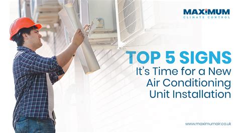 Top 5 Signs You Need a New Air Conditioning Unit Installed