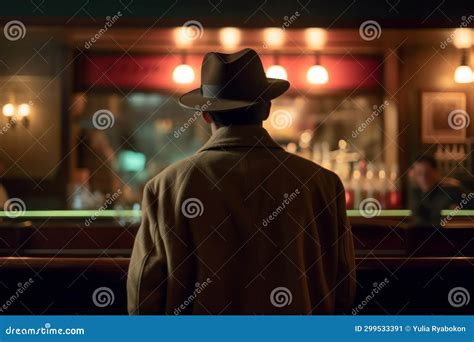 Man Trench Coat Hat. Generate Ai Stock Illustration - Illustration of ...