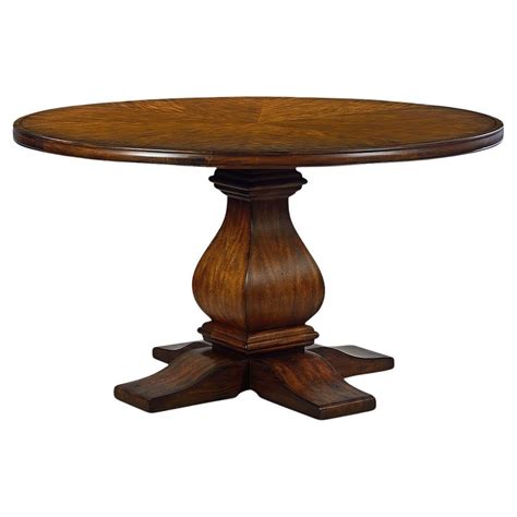 Rustic Round Dining Table For Sale at 1stDibs