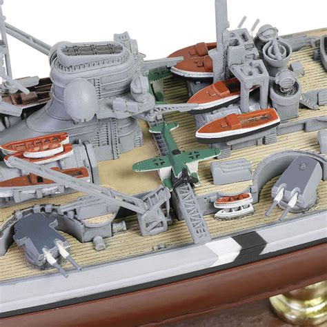 Bismarck Battleship 1/700 Die Cast Model - Full Hull Display Battle of the Denmark Strait, May ...