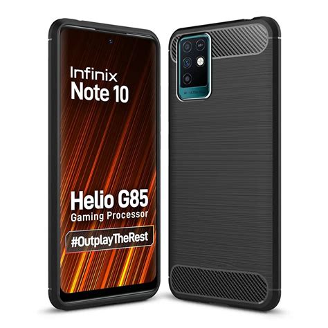 Buy Infinix Note 10 Armour Carbon Fiber Pattern Back Cover Online – HaveIn