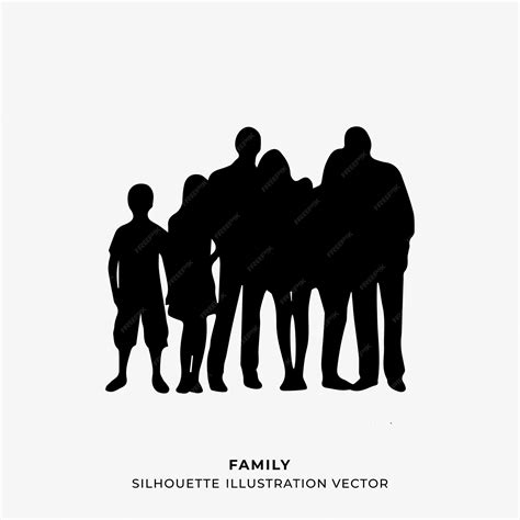 Happy Family Silhouette