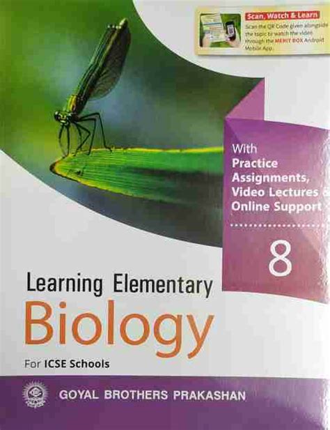 Learning Elementary Biology For Class -8 For ICSE School For ( 2020 ...