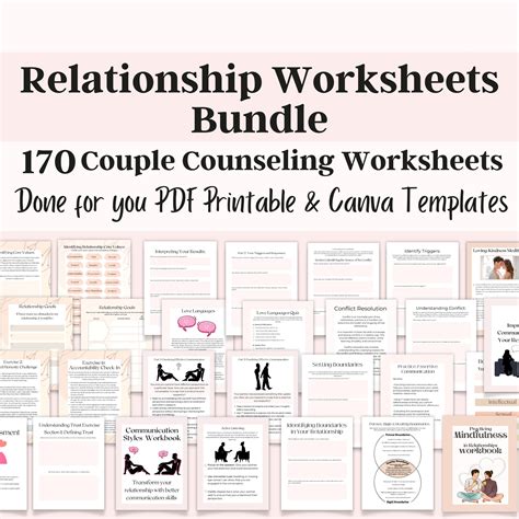 Free Printable Couples Therapy Worksheets - Jace Printable
