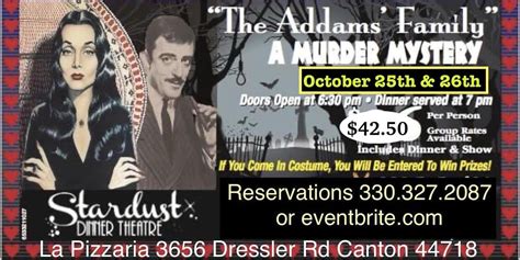 The Addams Family Murder Mystery, 3656 Dressler Road Northwest,Canton ...