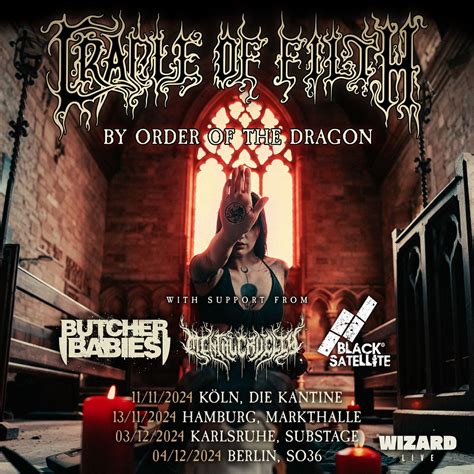 Cradle of Filth - By Order Of The Dragon / Karlsruhe, Substage ...