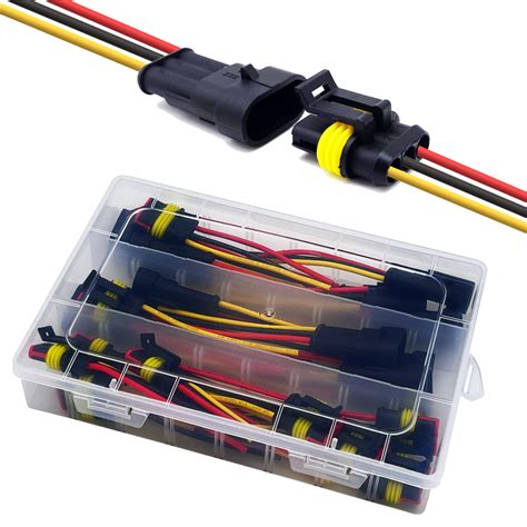 18 Awg 3 Pin Connector Waterproof Wire Connectors 3 Pin | Desertcart INDIA