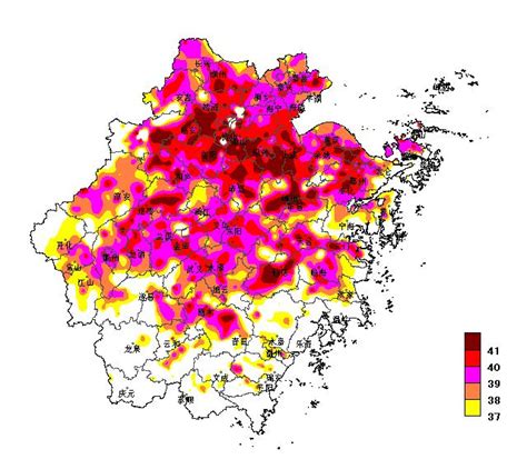 杭州连续四天最高气温超过40度 再破历史记录 - 浙江首页 -中国天气网