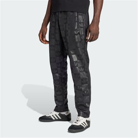 adidas Monogram All Over Print Regular Track Pants - Black | adidas India