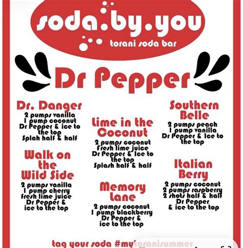 Dirty dr pepper sonic copycat recipe – Artofit