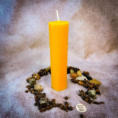 Yellow Beeswax Vigil Candle and Vigil Refill - Parlour of Wonders