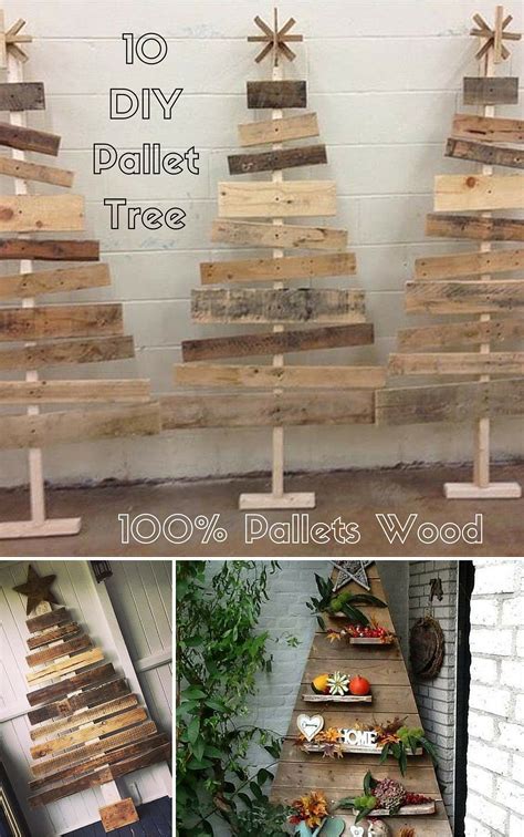 10 DIY Pallet Trees - 100% Pallets #Wood | #Pallet Furniture Wooden ...
