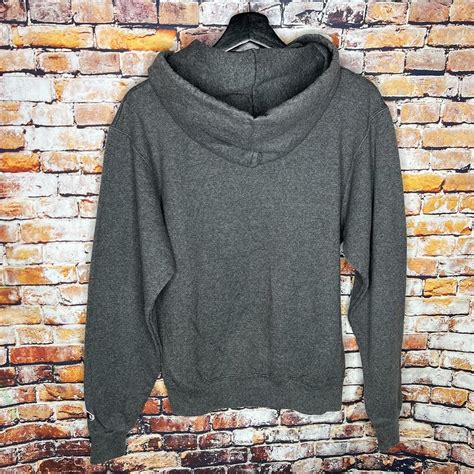 Champion Oberlin Collegiate Hooded Sweatshirt... - Depop