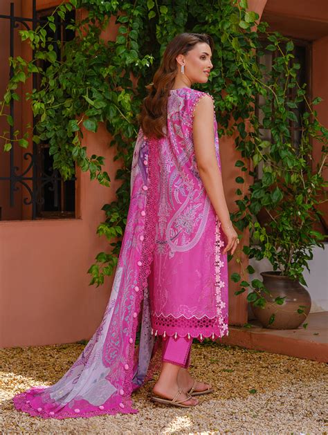 Magenta Embroidered Cambric Pakistani Suit | Jade Urbane Festive Wear ...