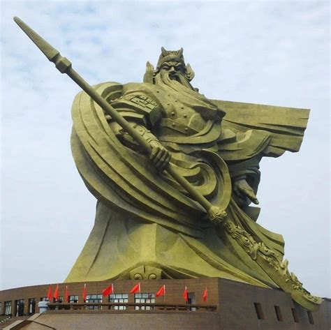 总造价达1.729亿元的荆州巨型关公雕像，开始拆卸_旅游