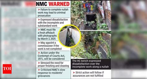 HC warns criminal prosecution of NMC chief engineer over nullah ...