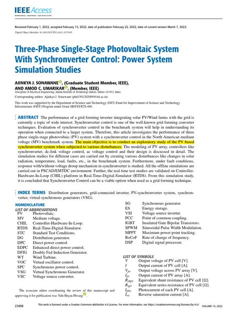 Three-Phase System Simulations 的图像结果