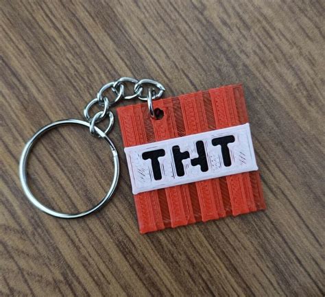 Image result for TNT Keychain Minecraft