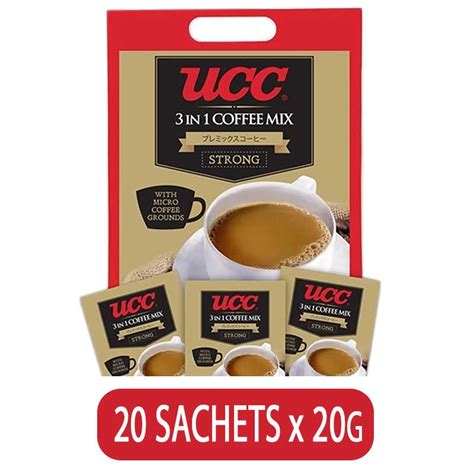 UCC 3 in 1 Instant Coffee Mix | Strong and Regular | 20 Sachets / bag ...