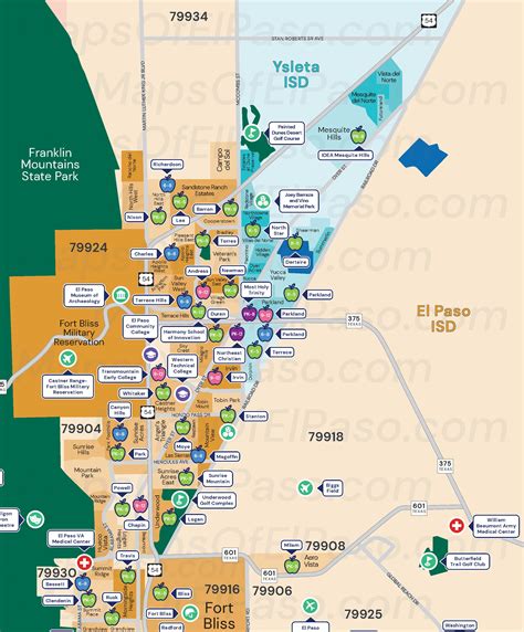 Northeast - Maps of El Paso – Neighborhood Maps of El Paso, Texas