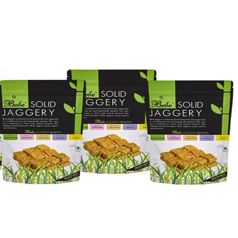 Bebe Solid Jaggery (400g x 3) – Bebe Foods