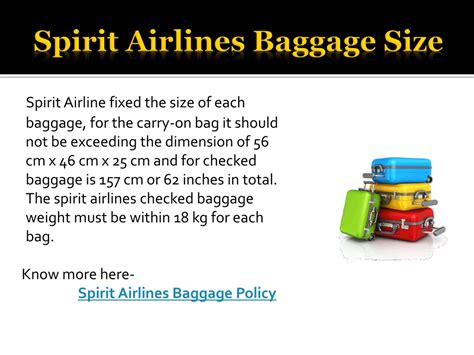 PPT - Get info about Spirit Airlines Baggage Policy PowerPoint ...