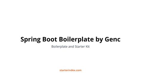 Image result for Spring Boot Boilerplate