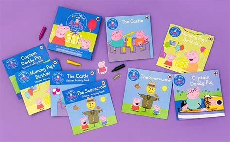 First Words with Peppa Level 3 Box Set : LADYBIRD: Amazon.in: Books