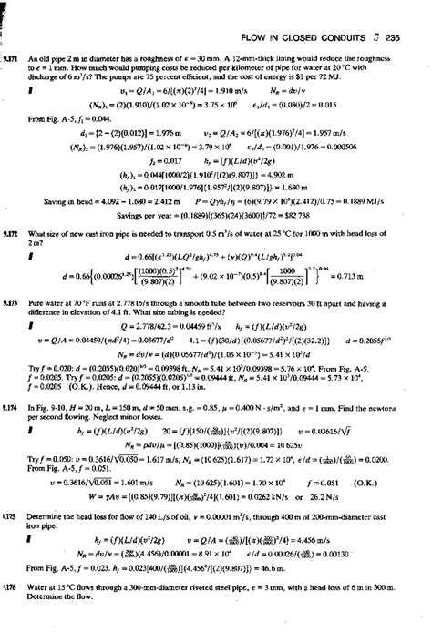 2500 Solved Problems in Fluid Mechanics and Hydraulics (Schaum's Solved ...