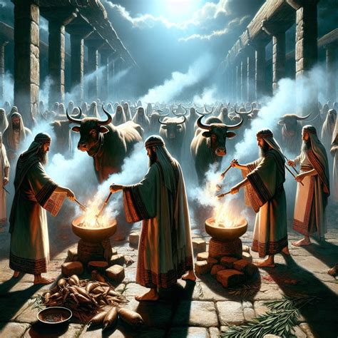 Exodus 24:5 Artwork | Bible Art