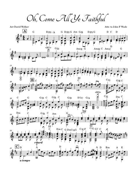 Oh, Come All Ye Faithful