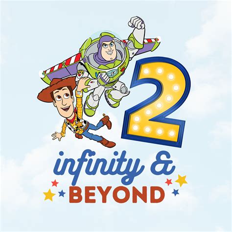 Two Infinity and Beyond Birthday PNG, Kids Cut File (digital Download ...