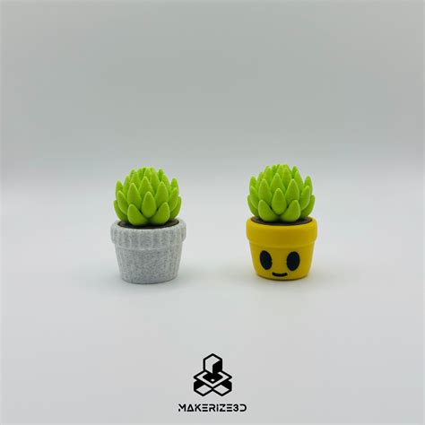 🌿 Leafy Plant Clicker・Free STL File for 3D printing・Cults