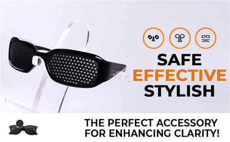 HASTHIP® Pinhole Glasses for Eye Training Pinhole Sunglasses for Eye ...