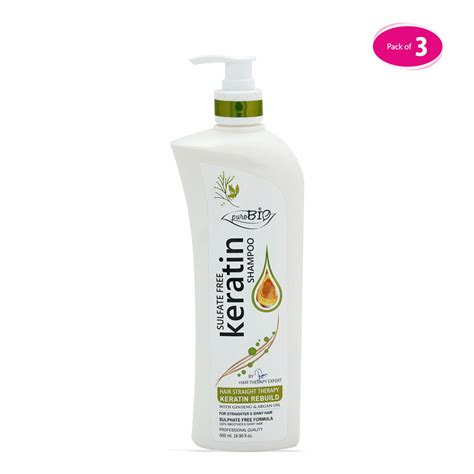 Buy Sulphate Free Keratin Shampoo for Straighter & Shiny Hair