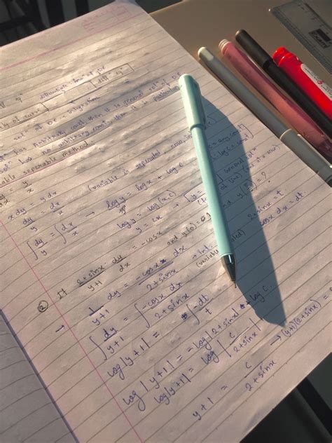 Image result for Math Notes On Notebook Paper