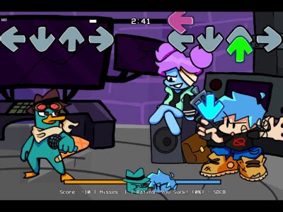 FNF X Pibby Doof Mod vs Perry Platypus ऑनलाइन खेलना