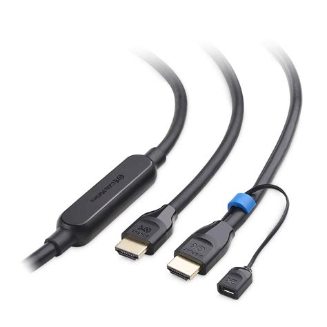 Cable Matters Active 48Gbps Ultra HD 8K Long HDMI Cable 25 ft / 7.5m ...