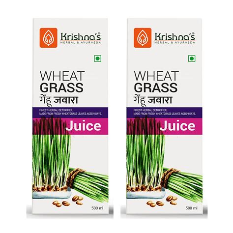 KRISHNA'S HERBAL & AYURVEDA Wheatgrass Juice, Wheat Grass Juice 9Th Day ...