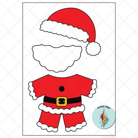 Disguise the Gingerbread Man: 10 Printable Outfits for Festive Cut and ...