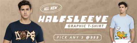 Graphic Half Sleeve T-Shirts
