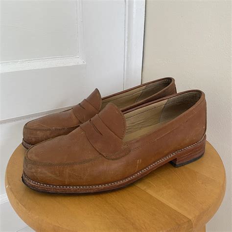 Women's Tan and Brown Loafers | Depop