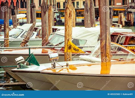 Water taxi in Venice editorial stock photo. Image of boat - 40532583